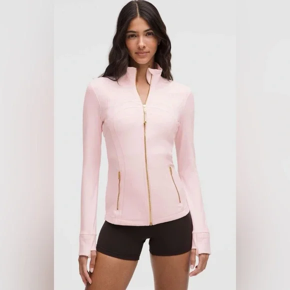 Lululemon NWT Define Jacket Full Zipper, zipper pocket Blissful Pink Gold 12 - Picture 1 of 15